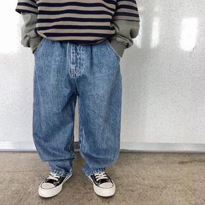 Män jeans tonåriga avslappnade pojkar sommarkläder för tonåringar tonåring barn byxor barns pojkekläder barnbyxor lös