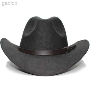 Ampla borda chapéus balde chapéus tamanho grande tamanho grande retro mulheres larga borda plissada cowboy ocidental chapéu cowboy menina funeral formal bowling chapéu cinto 24323