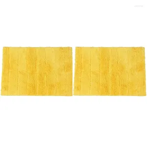 Tappeti 2X Tappeto Assorbente Antiscivolo Europeo T-Strip Tappetino Da Bagno Tappeto Porta Di Casa 45 X 65 Cm Giallo