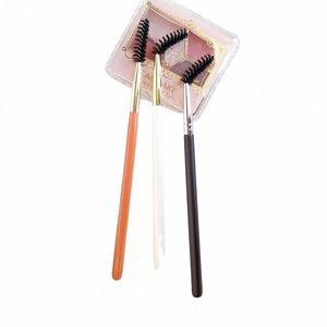 212 Makijażu makijażu Profilne pędzle Resiling syntetyczny światłowód zgięte w brwi Brush Commh Common Tools Make Up pędzel N155#
