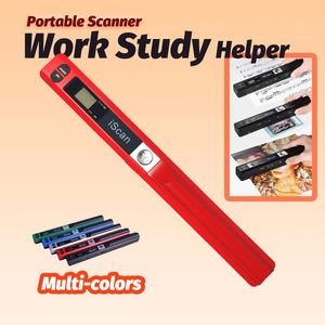 ISCAN Handheld Scanner A4 Document Fast HD 900DPI USB Wireless for Work Study PO Kvitton Skanna JPGPDF WeDExcel 240318