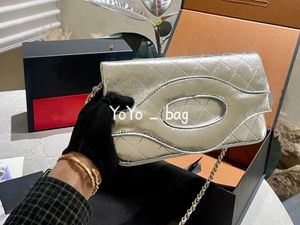 Superkvalitet kvinnokedjan plånbok riktig läder lambskin blixtlås mini axelväska crossbody luxurys designers väskor klassiska hangbagar handväska