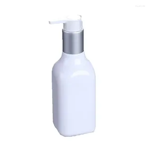 Storage Bottles Emulsion Bottle Plastic Press Pump Top 200ML Grade Body Cream Shower Gel Vial White Empty Refillable Cosmetic Containers