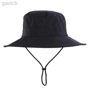Szerokie brzegowe czapki wiadra czapki unisex letnie składanie słońca szerokie grzbiet rybakowy kapelusz na męskie sporty na świeżym powietrzu w dżungli podróż do filtra przeciwsłonecznego W68 24323