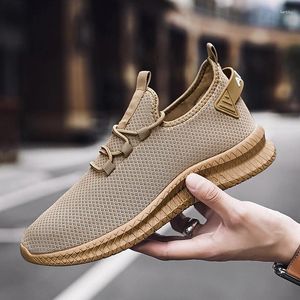 Sapatos casuais 2024 plus size masculino malha leve confortável correndo elegante e respirável ao ar livre athleisure na moda