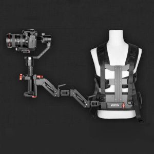 Teste Yelangu Sistema di supporto cardanico Ammortizzatore a molla Braccio e gilet Steadicam per Dji Ronin S Zhiyun Crane 2 Moza Air 2