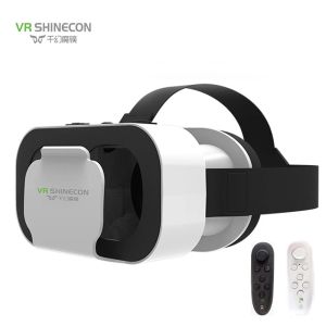 Enheter VR Shinecon Box 5 Mini VR Glassar 3D -glasögon Virtual Reality Glasses VR Headset för Google Cardboard Smartp