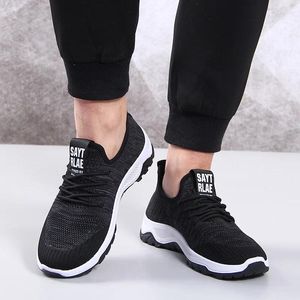 Casual Shoes Summer Breathable Thin Section Deodorant Flying Woven Sports Mesh Lazy One Pedal No Shoelace Sneakers