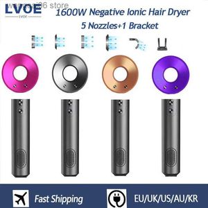 Secador de cabelo elétrico íon negativo secador de cabelo temperatura constante portátil anion secador de cabelo secagem rápida profissional cuidados com o cabelo para viagens em casa t240323