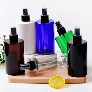 Storage Bottles 20pcs 300ml Empty Clear White Black Plastic Spray Refillable Perfume PET Packing Container Water Mist Sprayer