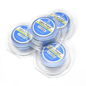 Adhesives 1.9cm 3/4inch* 3yards Blue Wig Lace Front Support DoubleSided Adhesives Tape For Lace Wig/PU Hair Extension/Toupee