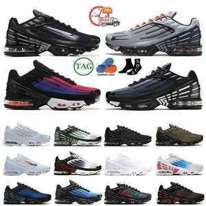 Free Run Tn Classic Plus 3 Scarpe da corsa Sport all'aria aperta OG Cuscino 25 ° Anniversario Utilità Nero Bianco Laser Blu Oliva Uomo Donna Tuned Walking Sneakers Dhgate