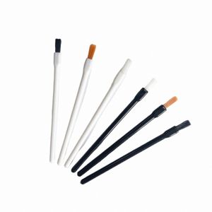 500 Pcs Lip Gloss Applicator Nyl Brush Plastic Ends Flat Brush for Woman Makeup Tools Accories b3YA#