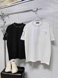 luxury men t shirt designer clothing for women summer tops fashion Pocket design boy round neck pullover Dec 11 New Arrivals