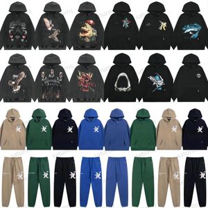 Designer clássico estilo representação Hoodie representa roupas esportivas de traje esportivo letra de camisetas masculinas maré marinha selvagem casual solo de casal de casal de casal