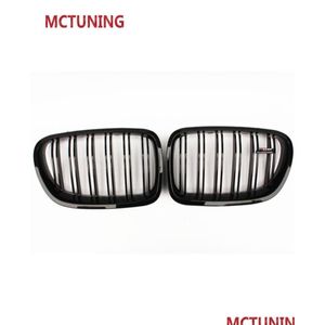 Grilles Pair Dual Line Glossy Black Mesh Grill Grille For 5 Series F10 F11 F18 M5 Racing Grills 20103396763 Drop Delivery Mobiles Mo Dhdey