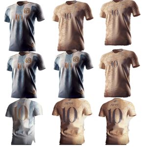 maglie da calcio argentine classiche a 3 stelle Kit commemorativo da uomo 20 21 22 23 Maillots de foot Maradona DYBALA MESSIS MAC ALLISTER uniforme retrò speciale maglia da calcio