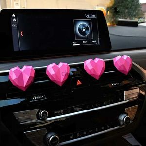 Bil Air Freshener Love Heart Car Air Freshener Car Parfym Clip Diffuser Car Ventilation Scent Parfym Diffuser Bil Decoration Interiör Tillbehör 24323