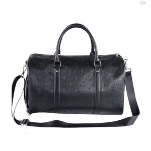 BSCI ISO LVMH Factory Eco Friendly Recycled PU Travel Duffel Bag Faltbare schwarze Taschen mit Schuhfach Weekender Wnnmg