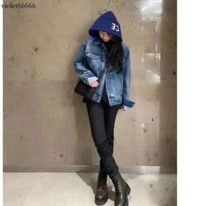 편지 CE CE003 여성 Fleece Jean Jacket Pockets 버튼 커플 디자이너 소프트 겉옷 후드 패션 코트 여성 TT4Q