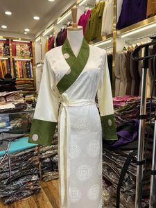 Roupas étnicas Saia Tibetana Mulheres Verão Estilo Ocidental Trajes Guozhuo Equipe Slim Fit -Venda Vestido Longo