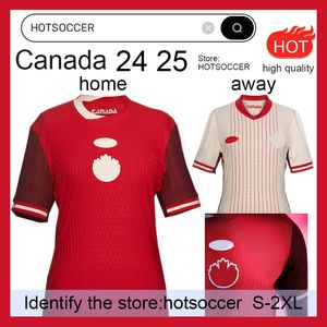 Nowa Kanada Soccer Jersey Maillot de Foot 2024 Copa America Cup Kit 2025 Kanadyjska drużyna narodowa koszula piłkarska 24/25 Home Away Wersja Buchanan Davies David