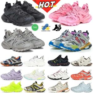 Дизайнерская обувь трек 3 3.0 3xl Paris Men Men Women Triple S Casual Shoy Sock Белые черные кроссовки ретро трек 9 9.0 Tess.S.Кожаная тренер Gomma Нейлоновая печатная платформа обувь