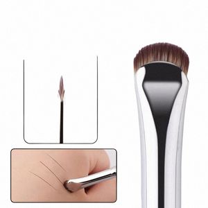 Crescent Eyeliner Brush Draw Eyeliner Eye and Ctour Makeup Tools Upgrade Half Round Crescent Blade Eye Liner Makeup Brush Thin K7au#