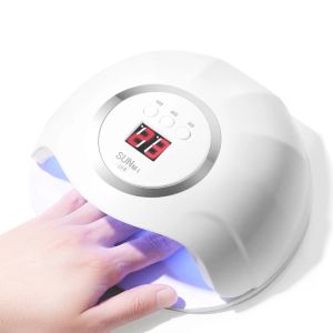 Secadores CNHIDS Novo USB UV LED Lâmpada para Secador de Unhas Manicure Lâmpada de Secagem UV Gel Verniz com Display LCD UV Lâmpada Máquina de Fototerapia