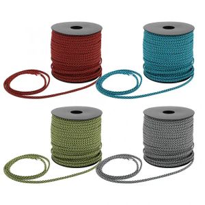 Paracord 50m 4mm camping tält rep lanyard 7 kärna flätat paracord rep utomhus armband vävningsladd vildmark överlevnad paracord