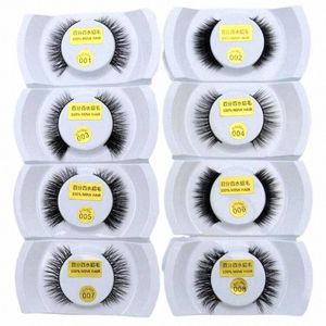 dococer 100% Real Mink Cabelo Preto Natural Grosso Falso Olhos Falsos Mulheres Lady Eye Les Maquiagem Extensi Ferramentas D3dE #