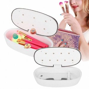 Nail Makeup Brush Sterilizer Ultraviolet Ray Disinfecti Box Machine Tool Nail Tools Manicure Aspirador de pó Nails Accories O4pj #