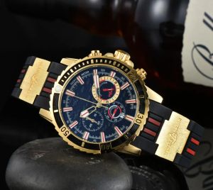 2024 neue Top-Marke schwarz Silikon Quarz Mode Herren Zeituhr Uhren Auto Datum Männer Kleid Designeruhr Großhandel männliche Geschenke Armbanduhr la