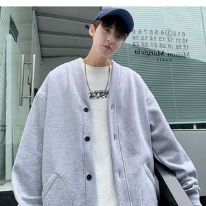 Cardigan Hoodie for Men's Spring and Autumn 2023 New Instagram Trend Fat Plus Size Top Loose Fitting Clothes Jacket