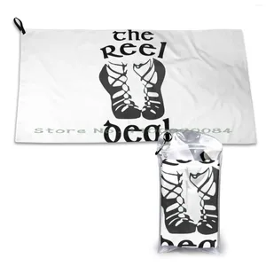 Towel Funny The Reel Deal Irish Dance Gift Quick Dry Gym Sports Bath Portable Cool Dancer Cute Dancing Feis Mom