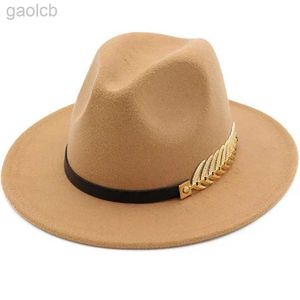 Breda breim hattar hink andas in fast färg klassisk svart elastisk fedora hatt unisex ull filt jazz elegant mens breda panama triangulära hinkar 24323