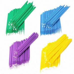 lanjinglin 200/500PCS Eyel Extensi Cleaning Swabs L Lift Glue Remover Applicators Micro Makeup Micro Brushes Tool y2Lh#