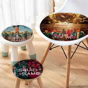 Pillow MINISO Squides Game Four Seasons Seat Pad Household Soft Plush Chair Mat Winter Office Bar Outdoor Garden S