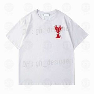 Designer Amis Tshirt Uomo Donna T-shirt Hip Hop Moda Stampa Manica corta T-shirt unisex elegante di alta qualità Polo Chothes Tees 51