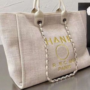 CC Luxury Bags Letter Totes Handbag Fashion Canvas Bag Womens Tote Brand Ch Female Embroidered Designer Handbags Ladies Shopping Cross Body Backpack OCN9