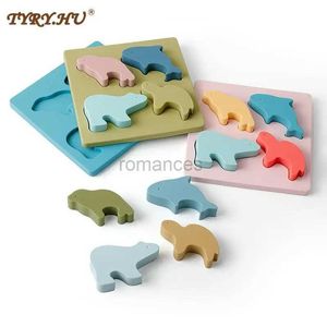 Sorting Nesting Stacking toys Silicone baby teeth animal stacking preschool education childrens gifts food grade silicone products 24323