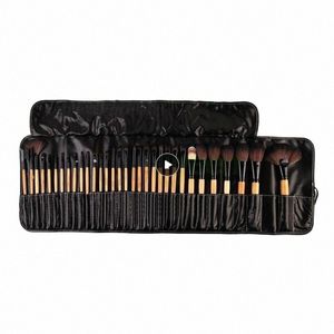 1/2/3pcs Saco de presente de conjuntos de pincéis de maquiagem Profial Cosméticos Pincéis Sobrancelha Pó Foundati Sombras Pinceaux Make Up Tools 57NK #