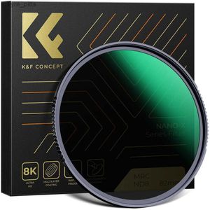 Filters K F Concept Nano-X 67mm 77mm ND8 (3rd gear) camera lens filter ultra-thin frame imported into optical glass 28 layers of multi-layer coatingL2403