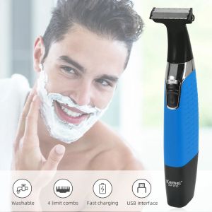 Barbeadores barbear elétrico portátil barbeador elétrico para homens mini barbeador barba timer recarregável eséperado viagens sem fio Epilador de aparador sem fio