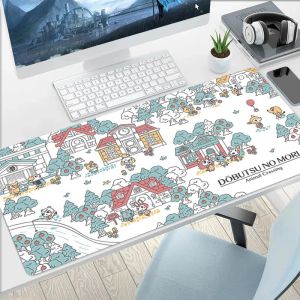 Kuddar Animal Crossing Mause Pad For Computer Mouse Gaming Accessories Desk Mat Gamer Keyboard Mousepad Office Mats Mattor Speed ​​Rug