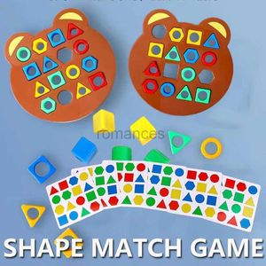 Sorting Nesting Stacking toys DIY Childrens Geometry Shape Color Matching 3D Puzzle Baby Montessori Learning Education Interactive Battle Games Toys 24323