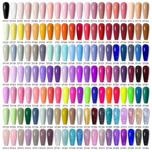 Spotkaj się na 140/9pcs Glitter Gel Poliska do paznokci Zestaw Półprzepustny hybrydowy zanurzenie Zestawy do paznokci LED UV do paznokci Manicure 240321