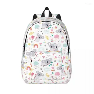 Torby do przechowywania Piękne Koala Bear Cartoon Bagpack Kid Kid Student School Babge Bookbag Daypack Birthday Prezenty dla dzieci Córka