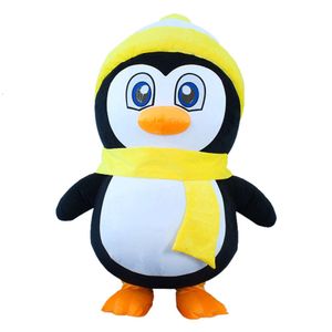 Costumi mascotte 2m / 2.6m Costume da mascotte pinguino carino Vestito adulto Iatable Fancy Stage Wear Outfit Full Body Animal Character Dress