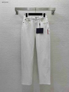 Brand Jeans Women Jean designer pants Elastic washing cotton Fashion LOGO Wide-leg denims Pants woman denims trousers Mar 23